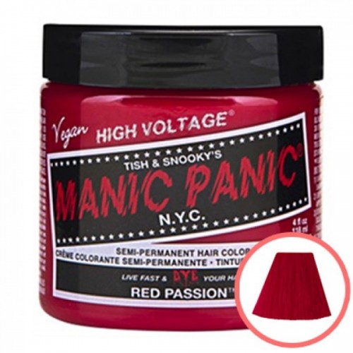 MANIC PANIC HIGH VOLTAGE CLASSIC CREAM FORMULAR HAIR COLOR (30 RED PASSION)